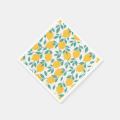 Sweet Lemon Branches Muster Serviette (Ecke)