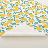 Sweet Lemon Branches Muster Sherpadecke (3/4)