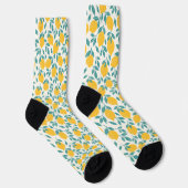 Sweet Lemon Branches Muster Socken (Rechts)