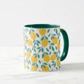 Sweet Lemon Branches Muster Tasse (VorderseiteRechts)