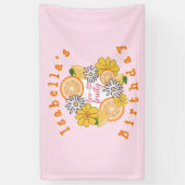 Sweet Lemon Two-tti Fruity Birthday Banner (Vertikal)
