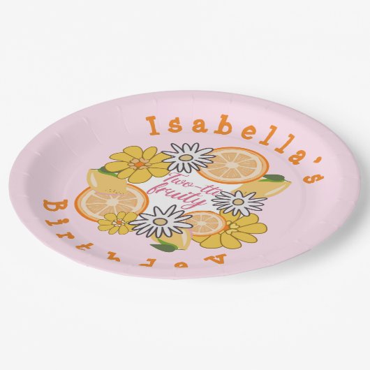 Sweet Lemon Two-tti Fruity Pappteller (Schrägansicht)