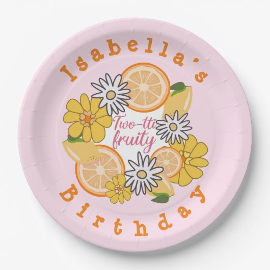 Sweet Lemon Two-tti Fruity Pappteller (Vorderseite)