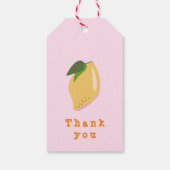 Sweet Lemon Two-tti Fruity Vielen Dank Geschenkanhänger (Rückseite)