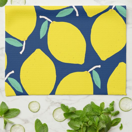 Sweet Lemons Geschirrtuch (Gefaltet)