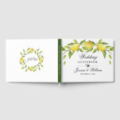 Sweet Lemons & Greenerity Wedding Gästebuch (Voll)