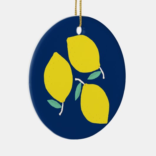 Sweet Lemons Keramik Ornament (Rechts)