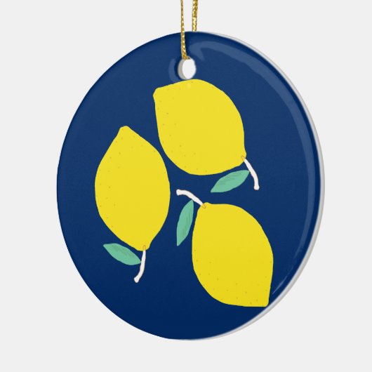 Sweet Lemons Keramik Ornament (Links)