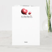 Sweet lemur posting love letters - Guided by heart Karte (Rückseite)