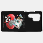Sweet Lemur with Love Arrows – Heartfelt Design Samsung Galaxy Hülle (Rückseite (Horizontal))