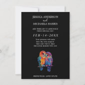 🌈 Sweet LGBTQ Eternal Unity Hochzeit Save The Date (Rückseite)