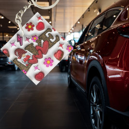 "Sweet Liebe" Acrylischer Schlüsselanhänger