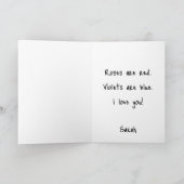 Sweet Liebe Anime Girl Feiertagskarte (Innenseite)