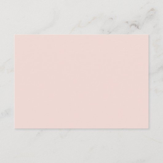 Sweet Liebe | Brautparty-Beratungs-Karten Hinweiskarte (Rückseite)