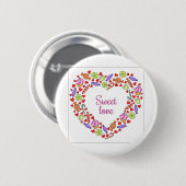 Sweet Liebe Button (Vorne & Hinten)