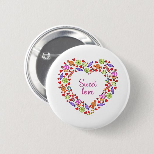 Sweet Liebe Button (Vorne & Hinten)