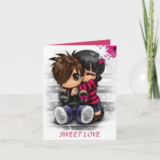 Sweet Liebe Card Feiertagskarte (Vorderseite)