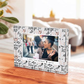 Sweet Liebe | Foto-Block mit benutzerdefinierter B Fotoblock