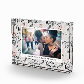 Sweet Liebe | Foto-Block mit benutzerdefinierter B Fotoblock (Rechts)