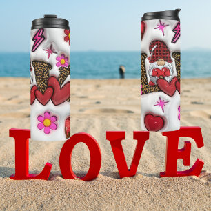 "Sweet Liebe" Herz & Blütendusche Thermosbecher