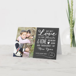 Sweet Liebe Holiday Foto Grußkarte Feiertagskarte