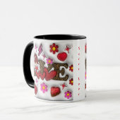 "Sweet Liebe" Keramik Tasse (Vorderseite Links)