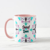 Sweet Liebe Lieben personalisieren Tasse (Links)