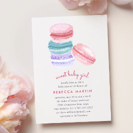 Sweet Liebe | Macaron Baby Shower Einladung