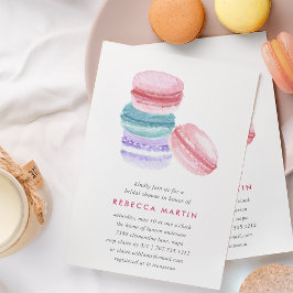 Sweet Liebe | Macaron Bridal Dusche Einladung