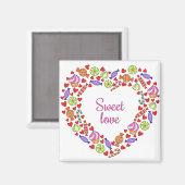 Sweet Liebe Magnet (Vorderseite/Rückseite)