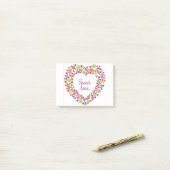 Sweet Liebe Post-it Klebezettel (Auf Schreibtisch)