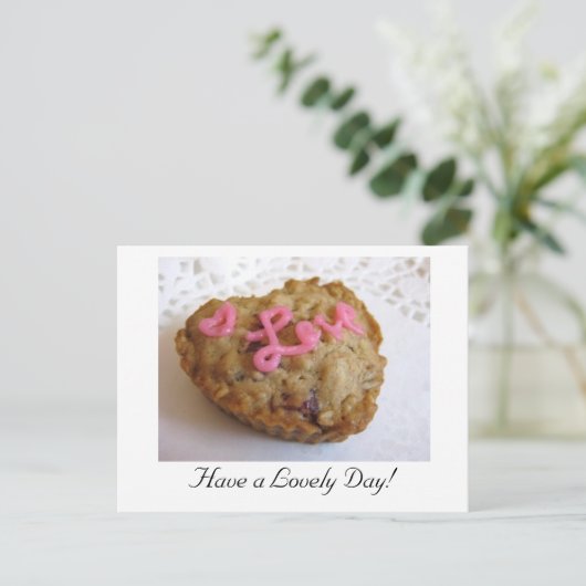 Sweet Liebe Postkarte (Stehend Vorderseite)