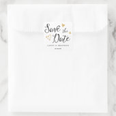 Sweet Liebe Save the Date Personalisiert Stickers (Tasche)