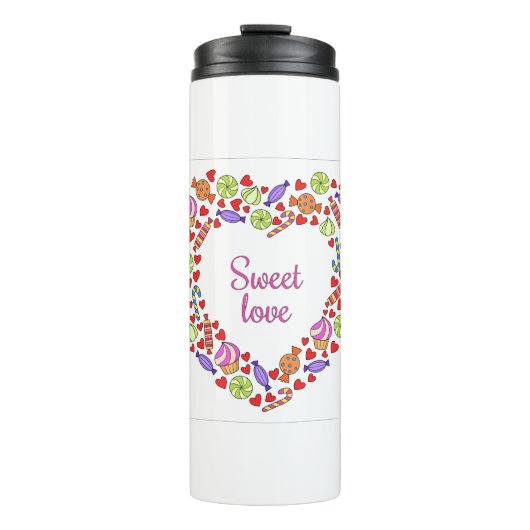 Sweet Liebe Thermosbecher (Vorderseite)