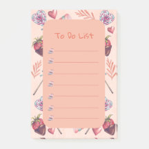 Sweet Liebe Valentinstag zu tun Liste Post-it