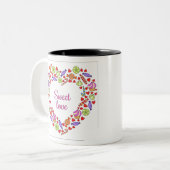 Sweet Liebe Zweifarbige Tasse (Vorderseite Links)