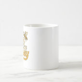 Sweet like Honey Retro Typografie Kaffeetasse (Mittel)