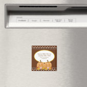 Sweet Lil Pumpkins Baby Dusche Magnet Gefallen (In Situ (Geschirrspüler))