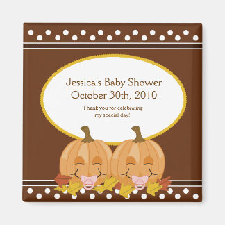 Sweet Lil Pumpkins Baby Dusche Magnet Gefallen