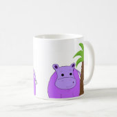 Sweet Lila Hippo Kaffeetasse (VorderseiteRechts)