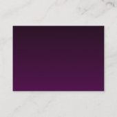 Sweet Lila Lullaby Book Request Baby Shower Begleitkarte (Rückseite)