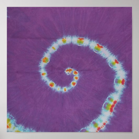 Sweet Lila Swirl Leinwand Poster (Vorne)
