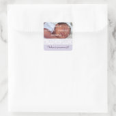 Sweet Lilac Band Baby Danke Stickers (Tasche)