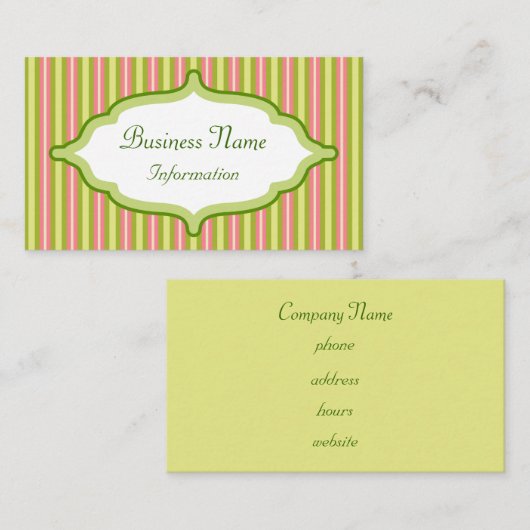 Sweet Limon Business Card Visitenkarte (Vorne/Hinten)