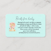 Sweet Lion Baby Shower Enclosure Card Begleitkarte (Vorderseite)