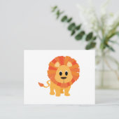 Sweet Lion Postkarte (Stehend Vorderseite)