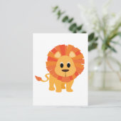 Sweet Lion Postkarte (Stehend Vorderseite)