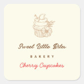 Sweet Lites Bakery Cherry Cupcake Sticker (Vorderseite)