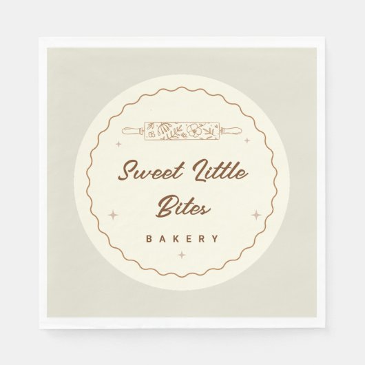Sweet Lites Bakery Logo Serviette (Vorderseite)