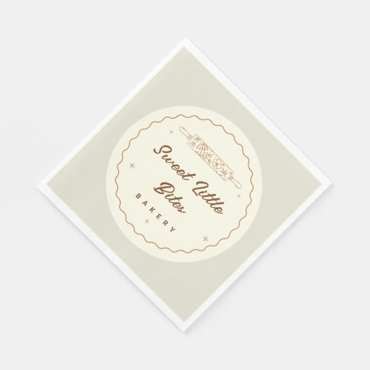 Sweet Lites Bakery Logo Serviette (Ecke)